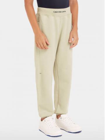 Calvin Klein Jeans Спортивні штани Intrasia Logo IB0IB02081 Бежевий Regular Fit Calvin Klein Jeans Спортивні штани Intrasia Logo IB0IB02081 Бежевий Regular Fit