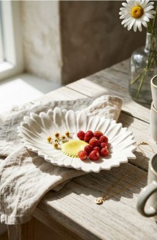 Блюдо - білий