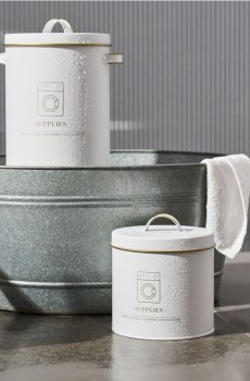 Коробка для зберігання засобів для прання - білий