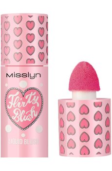 Жидкие румяна для лица Misslyn Flirty Blush Liquid Blush 11 Barbie Pink, 7.3 мл