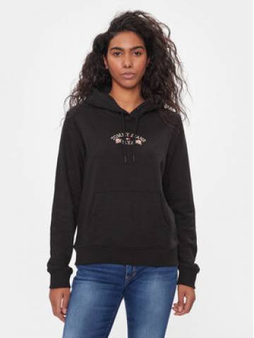 Tommy Jeans Світшот Floral DW0DW16905 Чорний Regular Fit Tommy Jeans Світшот Floral DW0DW16905 Чорний Regular Fit