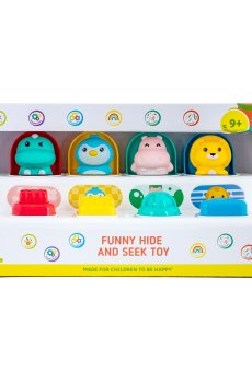 Детская игрушка Baby Team Забавные прятки, с 9 месяцев, 14.2*26.5*14 см (8618)