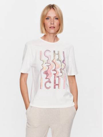ICHI Футболка 20118311 Білий Regular Fit ICHI Футболка 20118311 Білий Regular Fit