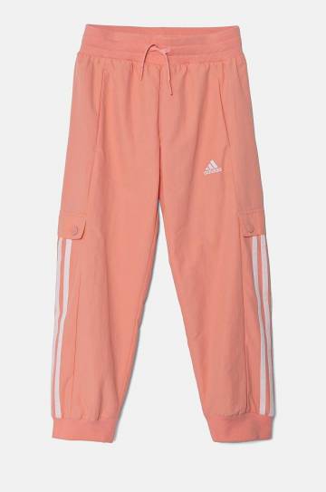 Детские спортивные штаны adidas JGAM PANT цвет розовый с аппликацией IV7047