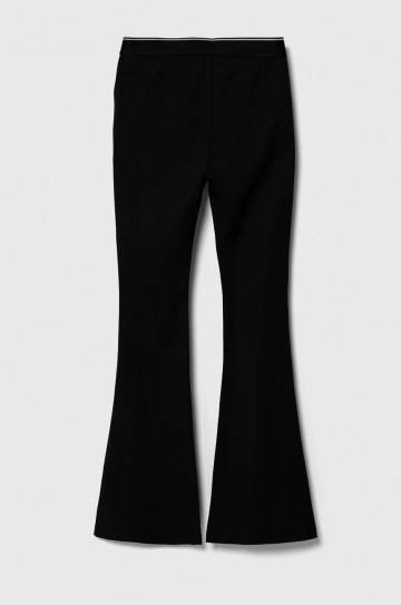Детские леггинсы Calvin Klein Jeans цвет чёрный однотонные Детские леггинсы Calvin Klein Jeans цвет чёрный однотонные