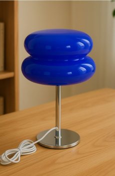 Настільна лампа - синій