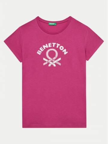 United Colors Of Benetton Футболка 3I1XC10JQ Рожевий Regular Fit United Colors Of Benetton Футболка 3I1XC10JQ Рожевий Regular Fit