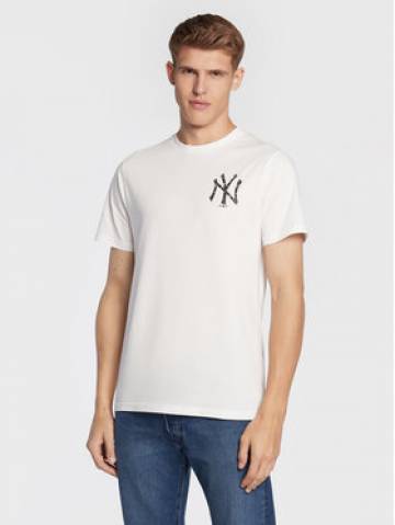 New Era Футболка New York Yankees Logo Infill 60284710 Білий Regular Fit New Era Футболка New York Yankees Logo Infill 60284710 Білий Regular Fit