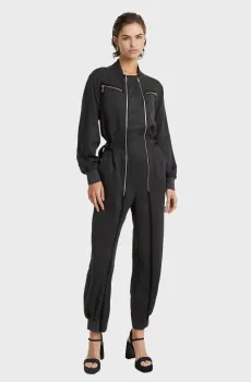 Женский черный комбинезон Zip Черный S G-Star RAW D24587,D521