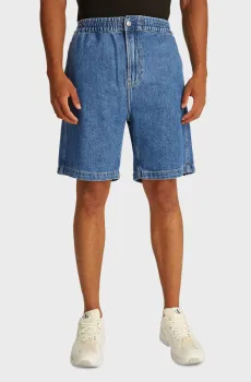Мужские синие джинсовые шорты PULL ON RELAXED DENIM Синий 31 Calvin Klein Jeans J30J327517