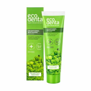 Отбеливающая зубная паста Ecodenta Whitening Toothpaste с бергамотом, 100 мл