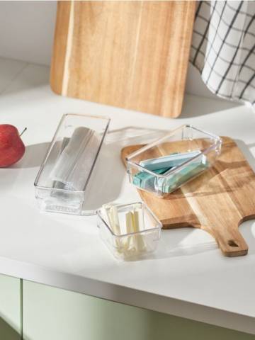 Контейнери, 3 шт. - білий