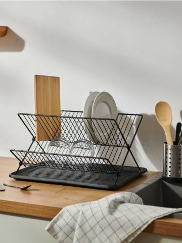 Сушарка для посуду - чорний