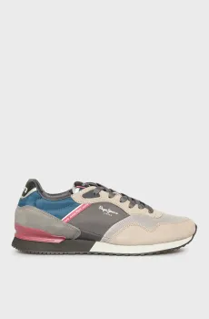 Мужские серые кроссовки LONDON BRICK Серый 43 Pepe Jeans PMS400011