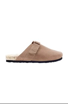 Замшевые шлепанцы Manebi Hamptons Clog Mules