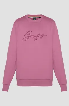 Мужской розовый свитшот Розовый M BOSS 50531310;524