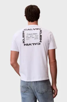 Мужская белая футболка BOX GRAPHIC Белый L Calvin Klein Jeans LV14RE830G