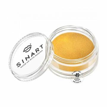 Пигмент для век Sinart Make-Up With Passion, 49 Fine Shining Gold, 1 г Пигмент для век Sinart Make-Up With Passion, 49 Fine Shining Gold, 1 г