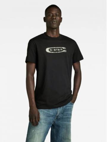 G-Star Raw Футболка Distressed D24365-336 Чорний Regular Fit G-Star Raw Футболка Distressed D24365-336 Чорний Regular Fit