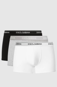 Набор трусов-боксеров с контрастным логотипом