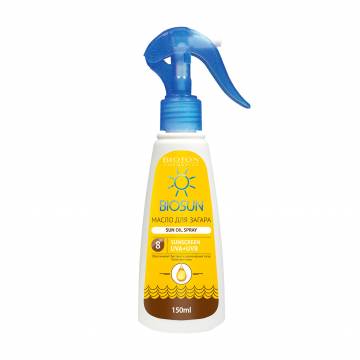 Масло для загара Bioton Cosmetics SPF 8, 150 мл Масло для загара Bioton Cosmetics SPF 8, 150 мл