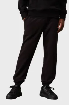 Мужские черные спортивные брюки CHENILLE MONOLOGO Черный S Calvin Klein Jeans J30J326685