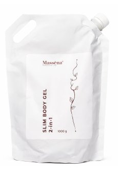Гель для коррекции фигуры Massena Slim Body Gel 2-In-1 с дренажным и антицеллюлитным действием, 1 кг
