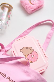 Ланч-бокс Pusheen The Cat - пастельний рожевий