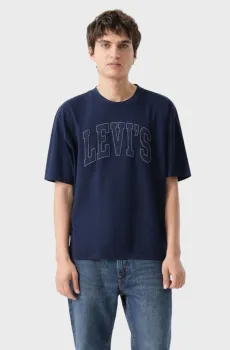 Мужская темно-синяя футболка Синий M Levi’s® 003QV;0002