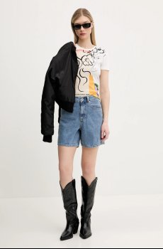 Джинсовые шорты Karl Lagerfeld Jeans