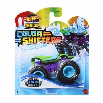 Машинка-внедорожник Hot Wheels Monster Trucks Меняй цвет, чёрный, от 3 лет (HGX06)