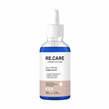 Мультипептидная сыворотка для лица Re.Care Multi-Peptide Copper Serum с пептидом меди, 30 мл