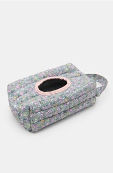 М’яка коробка для серветок із квітковим мотивом - різнобарвний