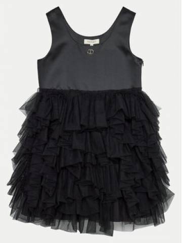 TWINSET Елегантне плаття 242GJ2061 Чорний Regular Fit TWINSET Елегантне плаття 242GJ2061 Чорний Regular Fit