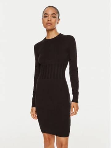 Silvian Heach Трикотажна сукня Marit GPA24275VE Чорний Regular Fit Silvian Heach Трикотажна сукня Marit GPA24275VE Чорний Regular Fit