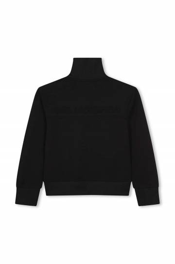 Детская кофта Karl Lagerfeld цвет чёрный однотонная Z30261 Детская кофта Karl Lagerfeld цвет чёрный однотонная Z30261