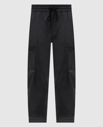 Серые джогеры с шерстью