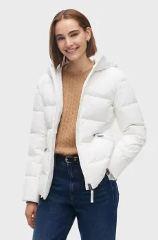 Женский белый пуховик BRANDED Белый XS Tommy Hilfiger WW0WW51521