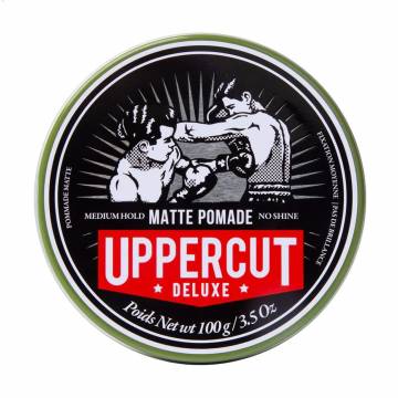 Мужская матовая помада для укладки волос Uppercut Deluxe Matt Pomade средней фиксации, 100 г Мужская матовая помада для укладки волос Uppercut Deluxe Matt Pomade средней фиксации, 100 г