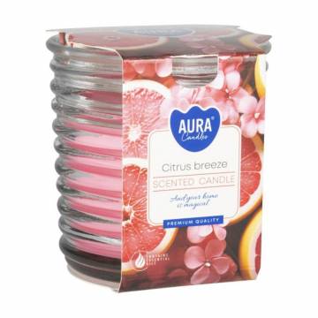 Ароматическая свеча в стакане Bispol Scented Candle Citrus Breeze, 130 г (snw80-1-454)