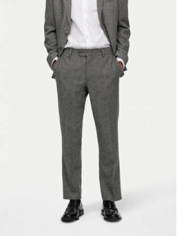 Selected Homme Штани з тканини 16094333 Сірий Slim Fit Selected Homme Штани з тканини 16094333 Сірий Slim Fit