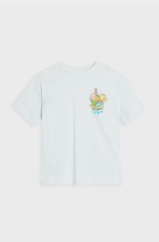 Бавовняна футболка з принтом The Simpsons - синій