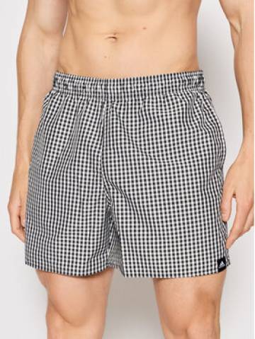 adidas Шорти для плавання Check HA0368 Чорний Regular Fit adidas Шорти для плавання Check HA0368 Чорний Regular Fit