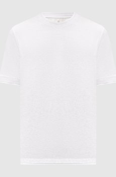 Меланжевая футболка серого цвета