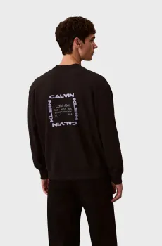 Мужской черный свитшот 350TERRY Черный S Calvin Klein Jeans LV04RE254G