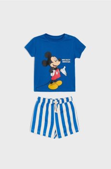 Комплект із футболки з шортами Mickey Mouse - mid blue