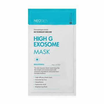 Тканевая маска для лица Neogen Dermalogy High G Exosome Mask, 39 г Тканевая маска для лица Neogen Dermalogy High G Exosome Mask, 39 г