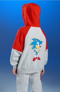 Худі Sonic the Hedgehog - перцевий червоний