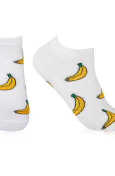Носки мужские AmiGO банан, белые, размер 29