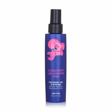 Спрей для волос IQ code Gloss & Energy Line Lamination Spray блеск и сила, ламинирующий, 150 мл Спрей для волос IQ code Gloss & Energy Line Lamination Spray блеск и сила, ламинирующий, 150 мл